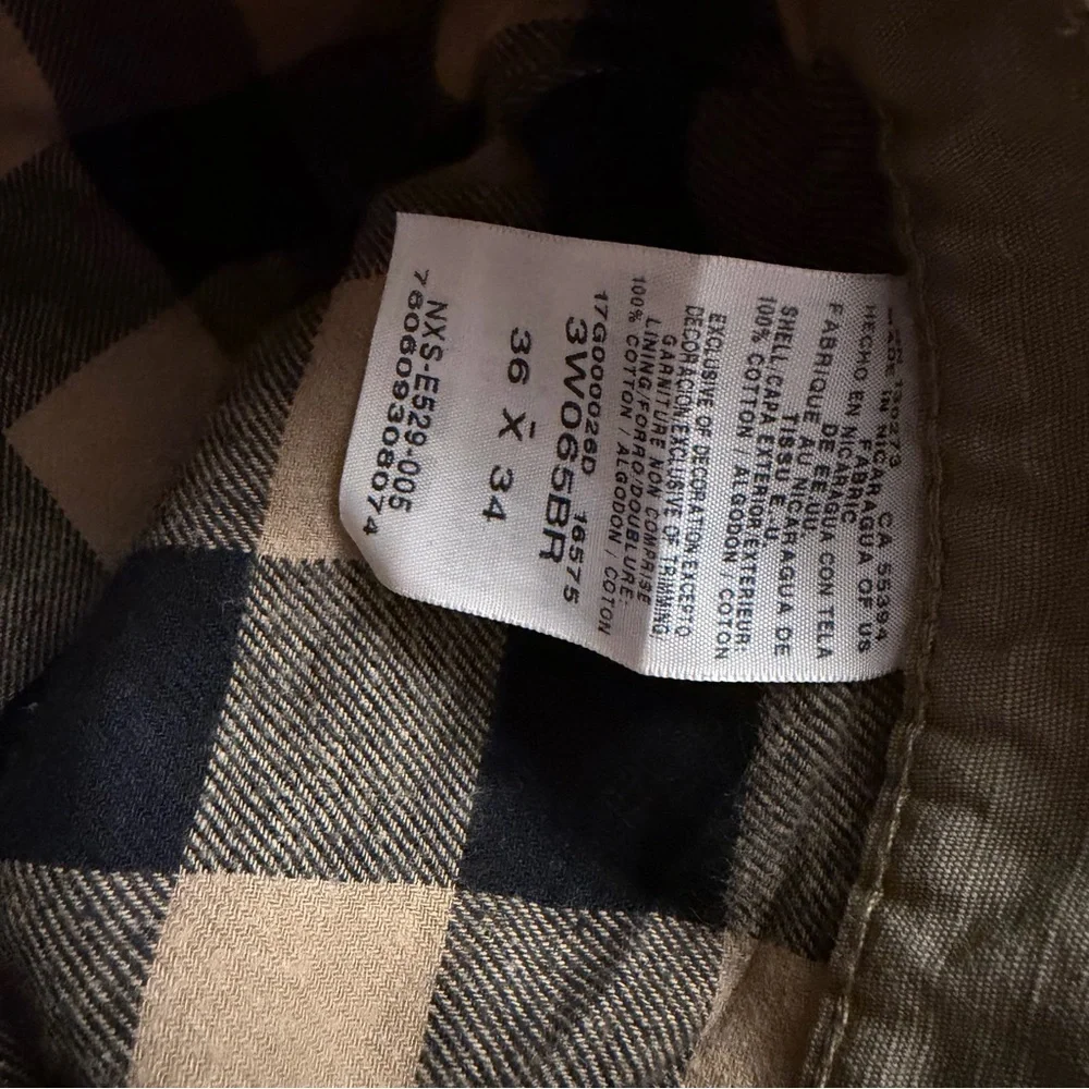 Wrangler Riggs Workwear Flannel Lined Cargo Pants Men’s 36x34 Khakis - Picture 6 of 7